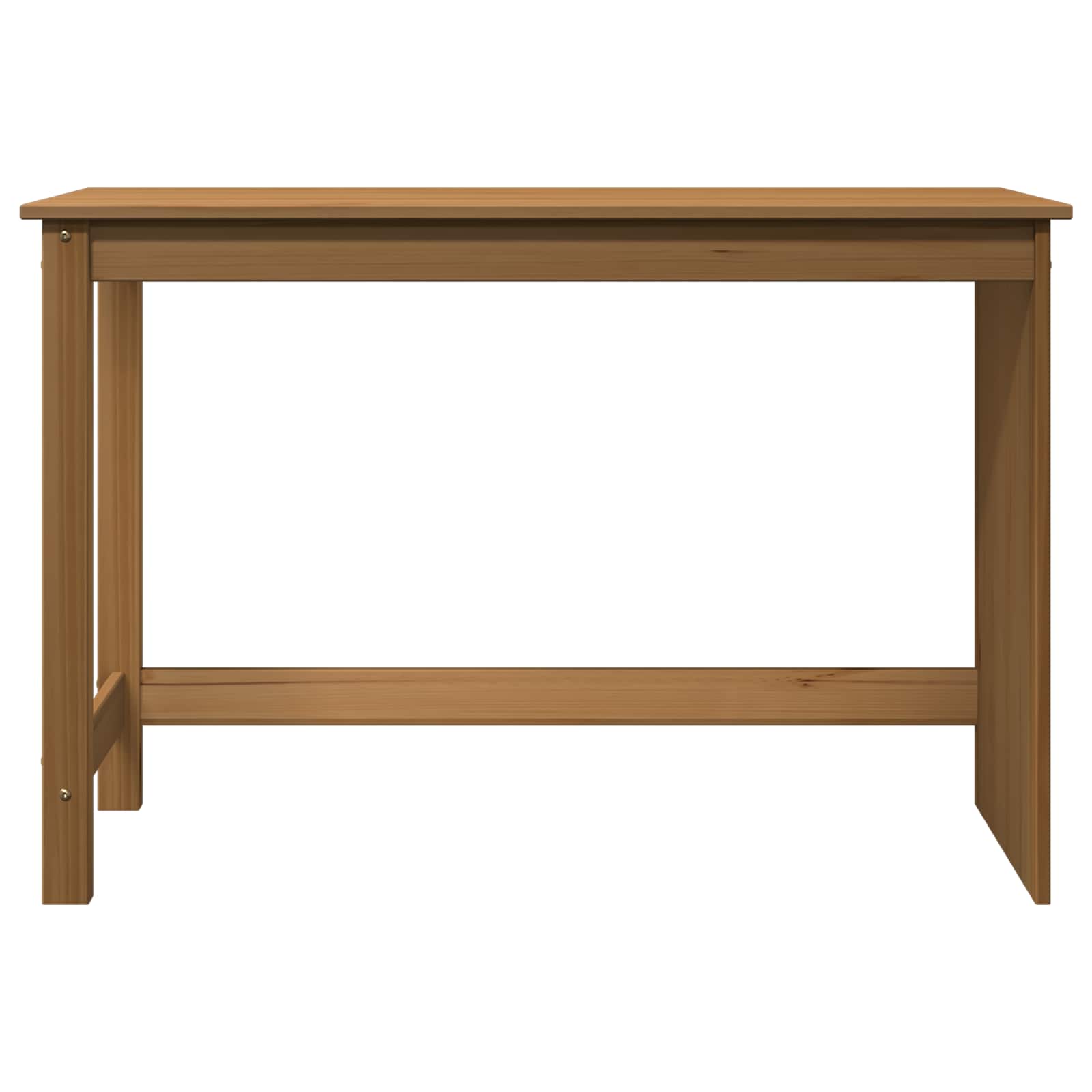 Scrivania Marrone miele 112 x 50 x 75 cm Legno di Pino Massello