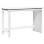 Scrivania Bianco 112 x 50 x 75 cm Legno di Pino Massello