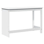 Scrivania Bianco 112 x 50 x 75 cm Legno di Pino Massello