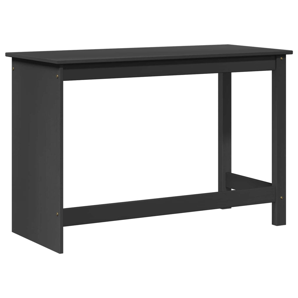 Scrivania Grigio 112 x 50 x 75 cm Legno di Pino Massello