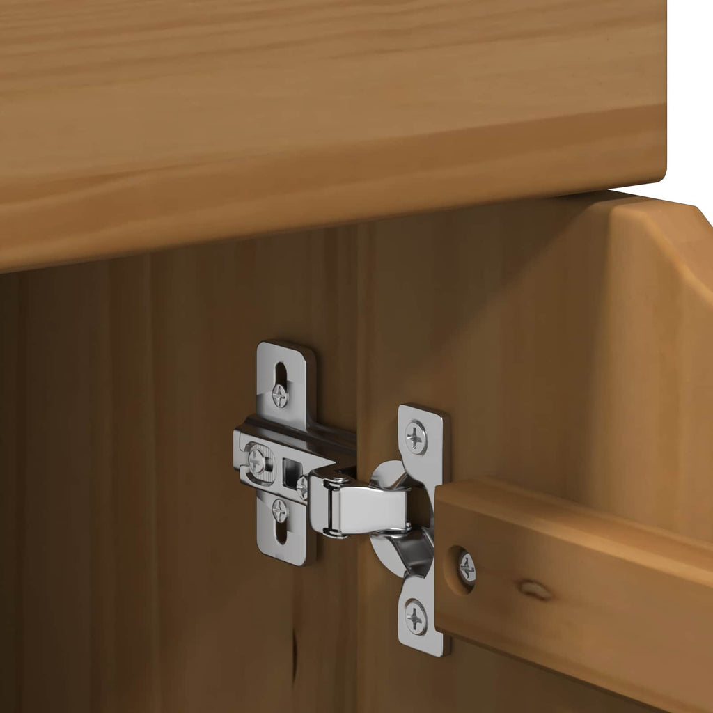 Mobile con Ruote con ruota Marrone miele 63,5 x 39 x 65,5 cm