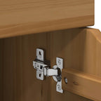 Mobile con Ruote con ruota Marrone miele 63,5 x 39 x 65,5 cm