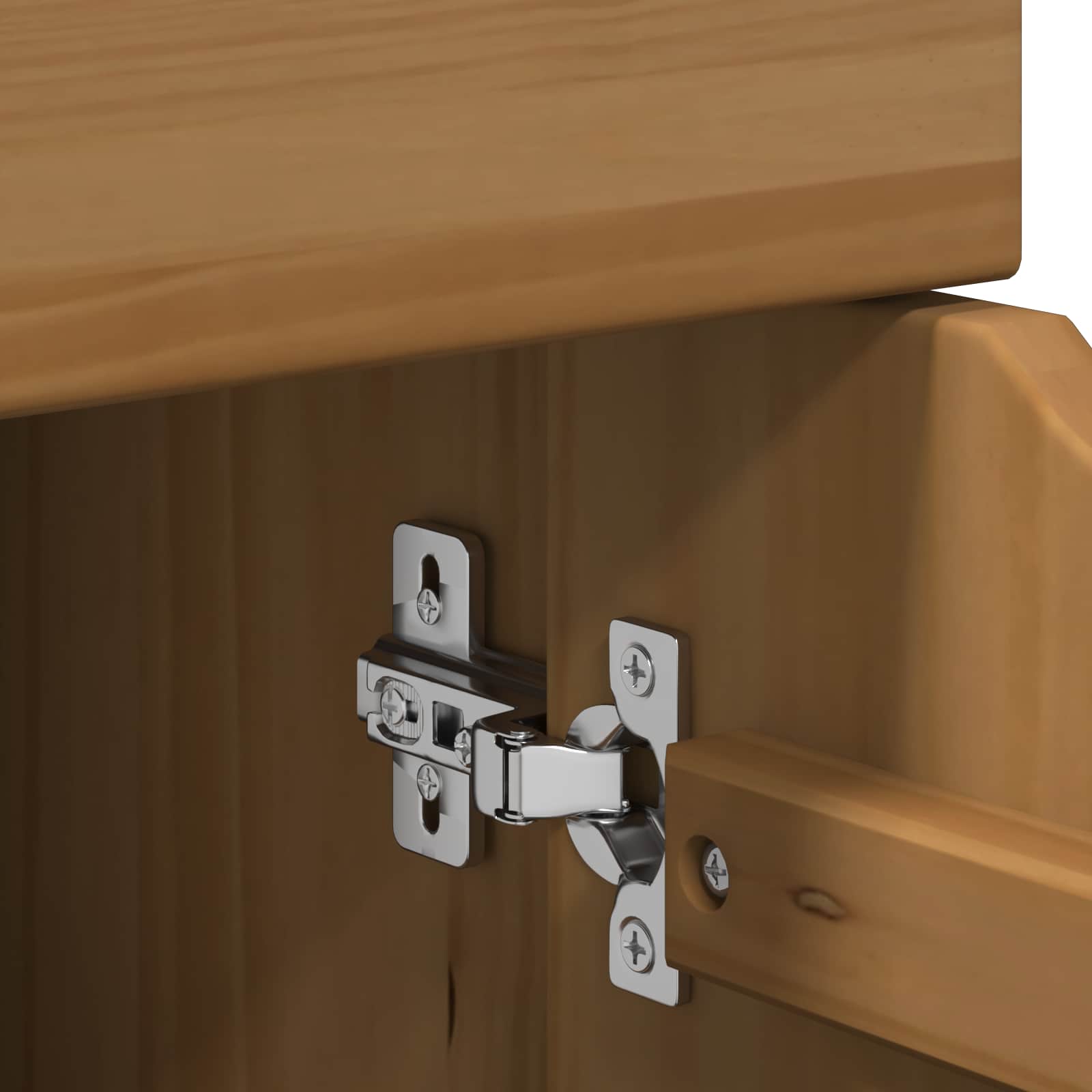 Mobile con Ruote con ruota Marrone miele 63,5 x 39 x 65,5 cm