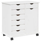 Mobile con Ruote con ruota Bianco 63,5 x 39 x 65,5 cm