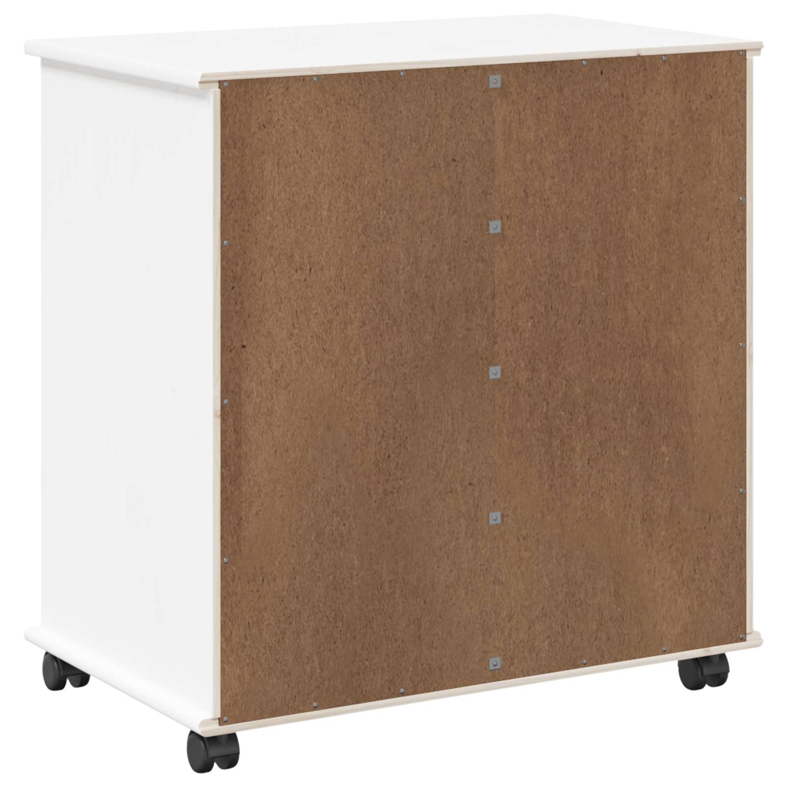 Mobile con Ruote con ruota Bianco 63,5 x 39 x 65,5 cm