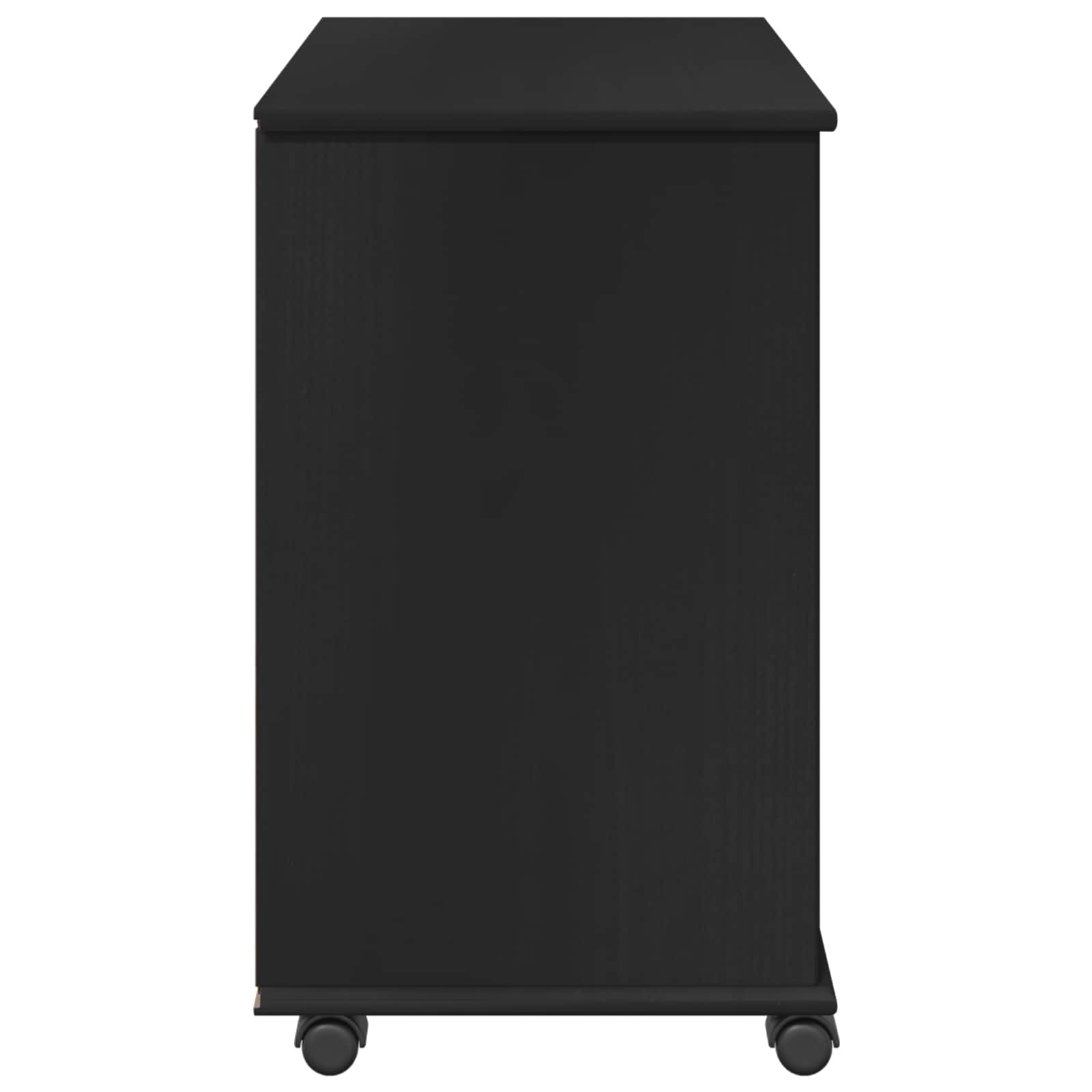 Mobile con Ruote con ruota Nero 63,5 x 39 x 65,5 cm