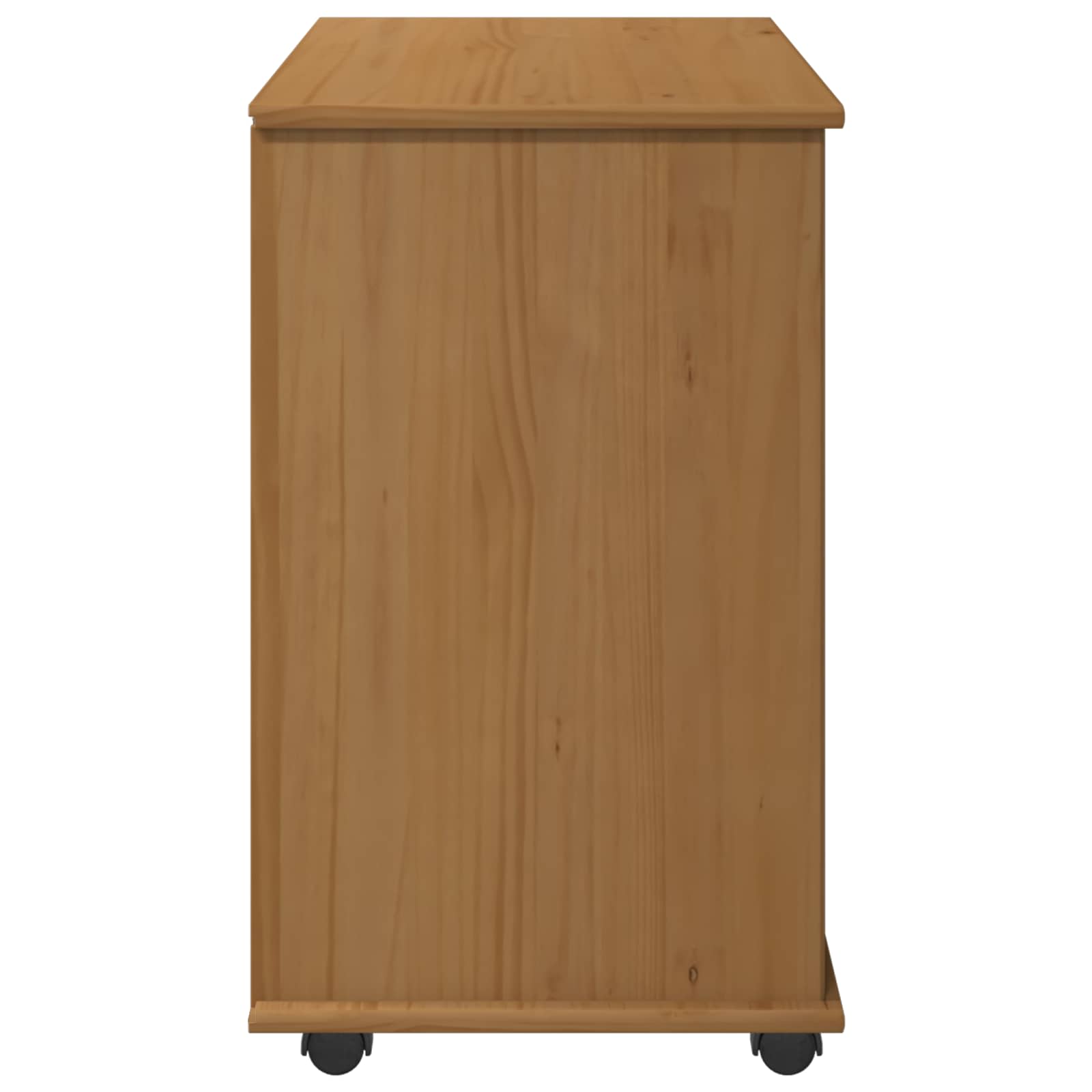 Mobile con Ruote con ruota Marrone miele 63,5 x 39 x 65,5 cm
