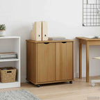 Mobile con Ruote con ruota Marrone miele 100 x 39 x 65,5 cm