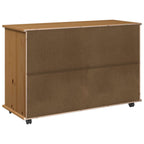 Mobile con Ruote con ruota Marrone miele 100 x 39 x 65,5 cm