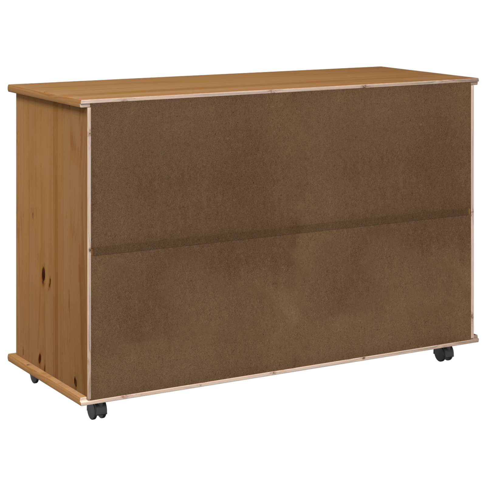 Mobile con Ruote con ruota Marrone miele 100 x 39 x 65,5 cm