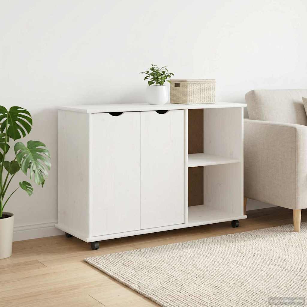 Mobile con Ruote con ruota Bianco 100 x 39 x 65,5 cm