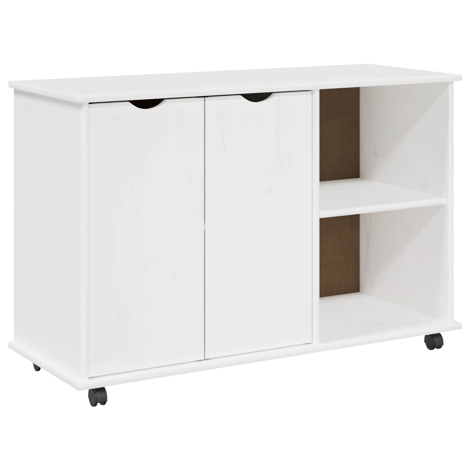 Mobile con Ruote con ruota Bianco 100 x 39 x 65,5 cm