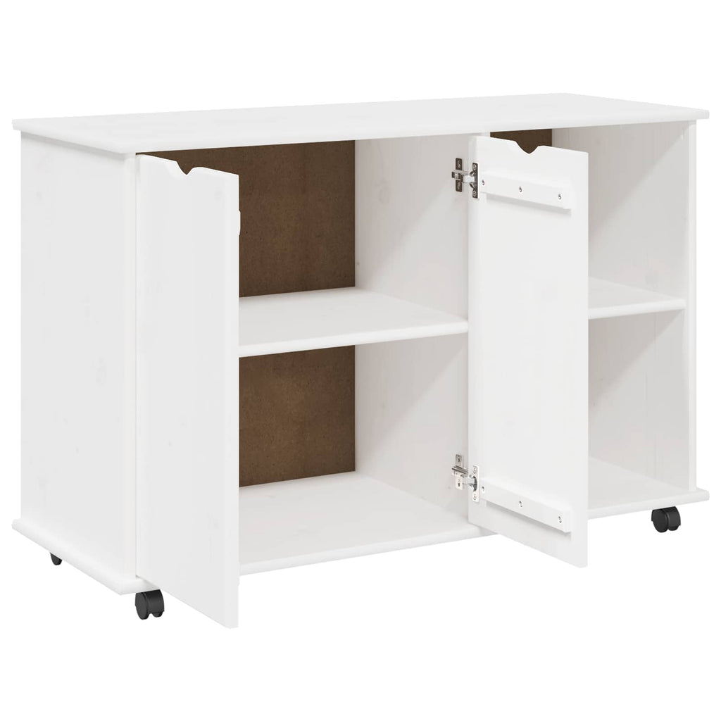 Mobile con Ruote con ruota Bianco 100 x 39 x 65,5 cm