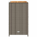 Armadietto Grigio 70 x 50 x 87 cm Poliestere e Rattan Roly