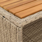 Armadietto Beige 70 x 50 x 87 cm Poliestere e Rattan Roly