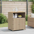 Armadietto Beige 70 x 50 x 87 cm Poliestere e Rattan Roly