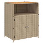 Armadietto Beige 70 x 50 x 87 cm Poliestere e Rattan Roly
