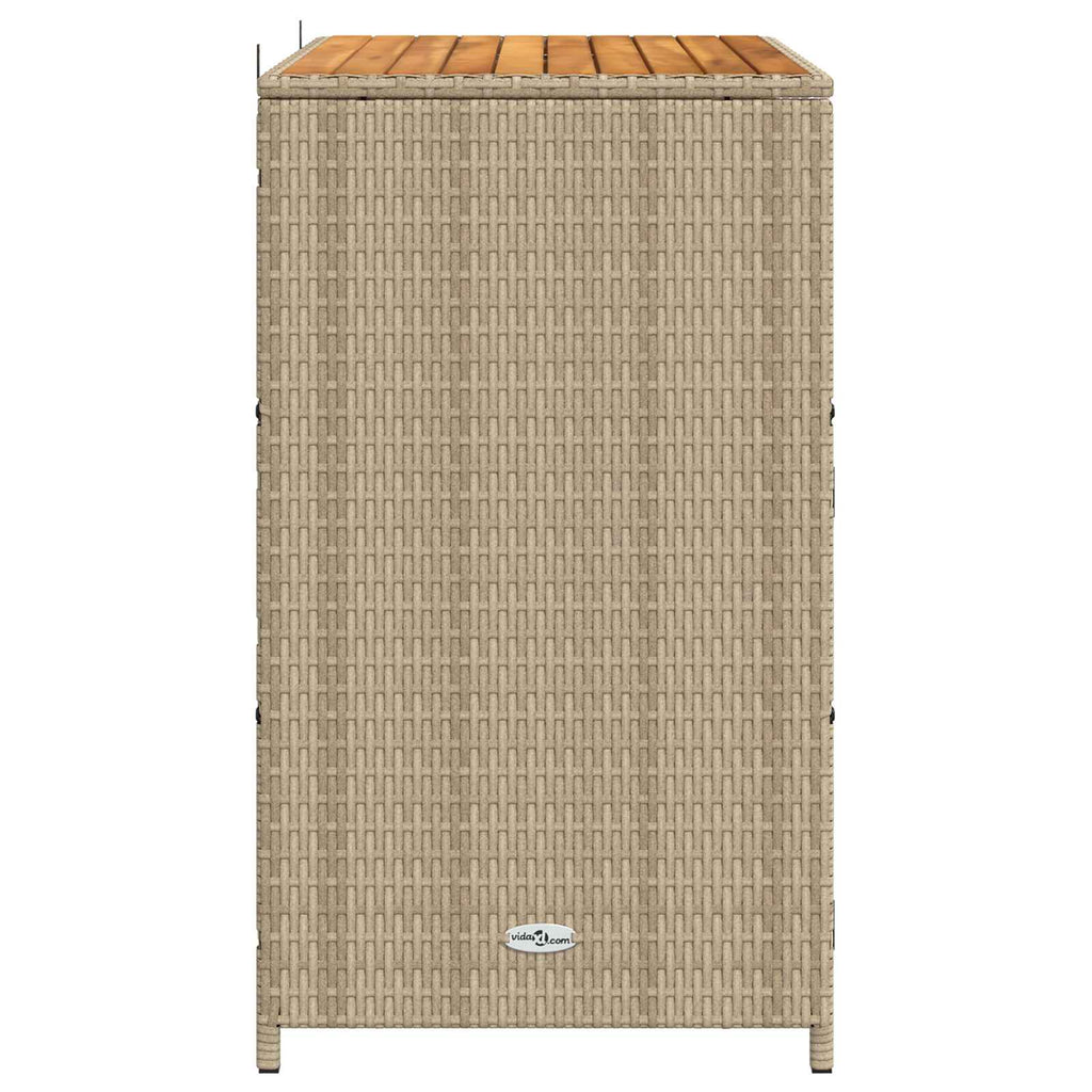 Armadietto Beige 70 x 50 x 87 cm Poliestere e Rattan Roly