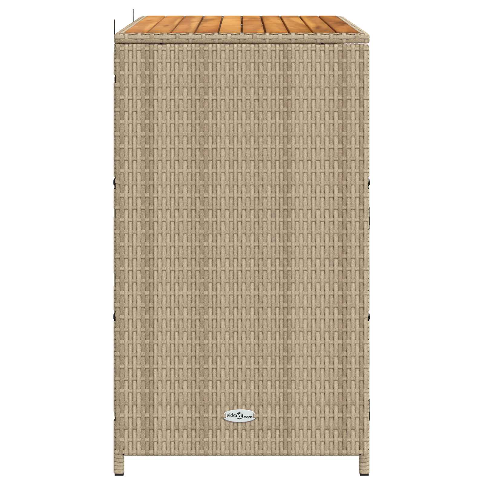 Armadietto Beige 70 x 50 x 87 cm Poliestere e Rattan Roly