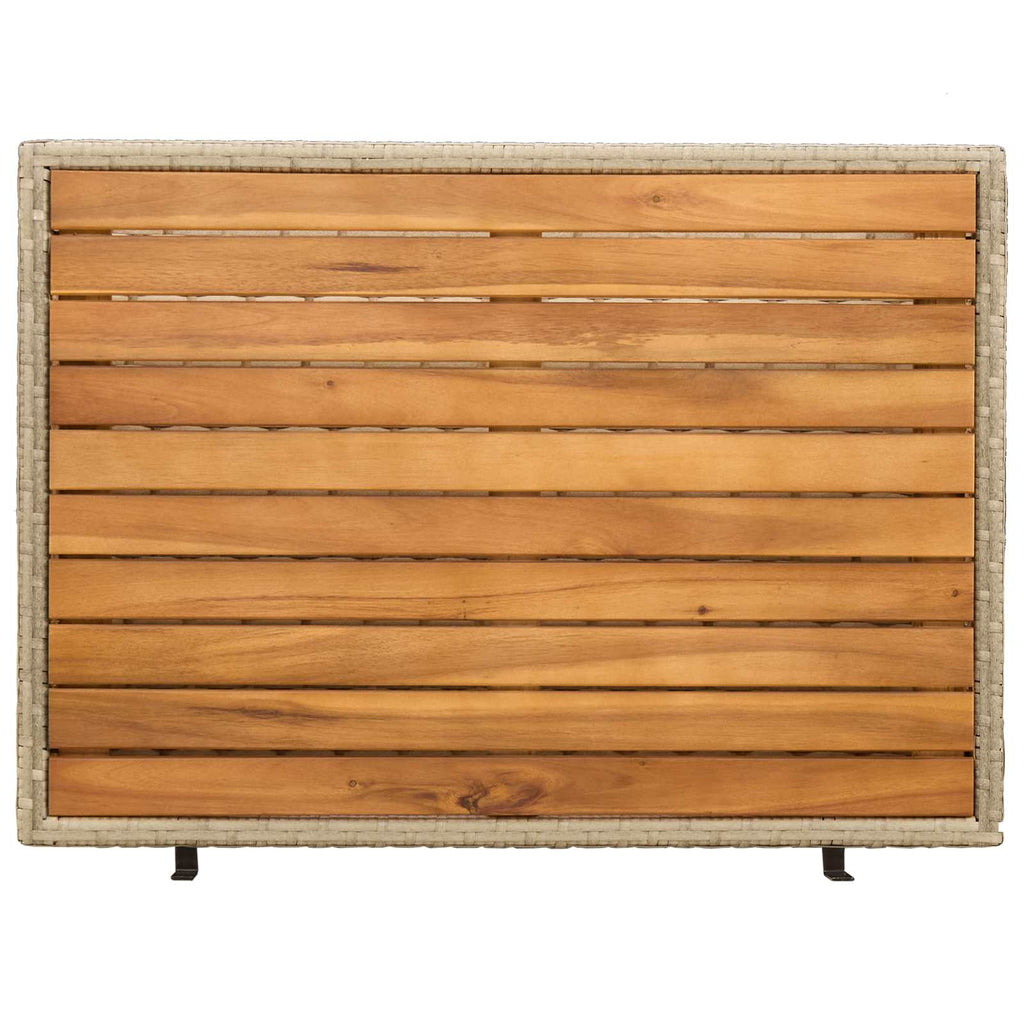 Armadietto Beige 70 x 50 x 87 cm Poliestere e Rattan Roly
