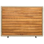 Armadietto Beige 70 x 50 x 87 cm Poliestere e Rattan Roly