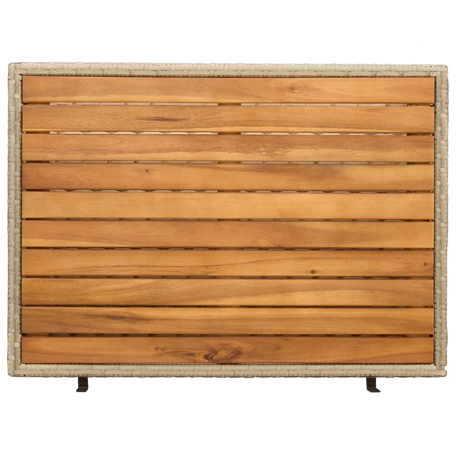 Armadietto Beige 70 x 50 x 87 cm Poliestere e Rattan Roly