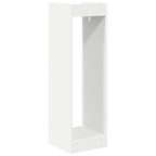 Supporto per piante con lo scaffale Bianco 30 x 30 x 100 cm