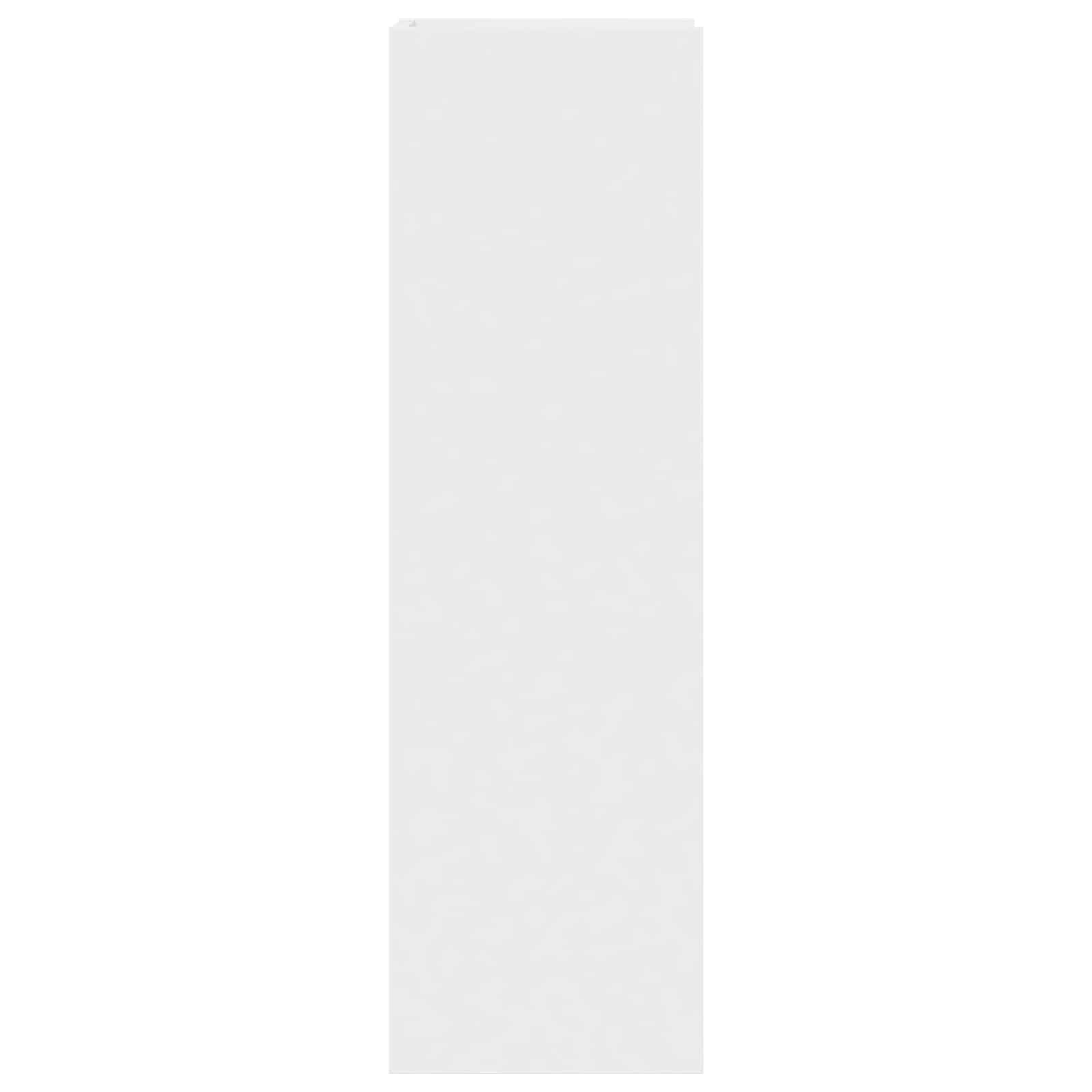 Supporto per piante con lo scaffale Bianco 30 x 30 x 100 cm
