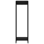 Supporto per piante Rovere Nero 30 x 30 x 100 cm