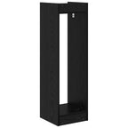 Supporto per piante 2 pcs Rovere Nero 30 x 30 x 100 cm