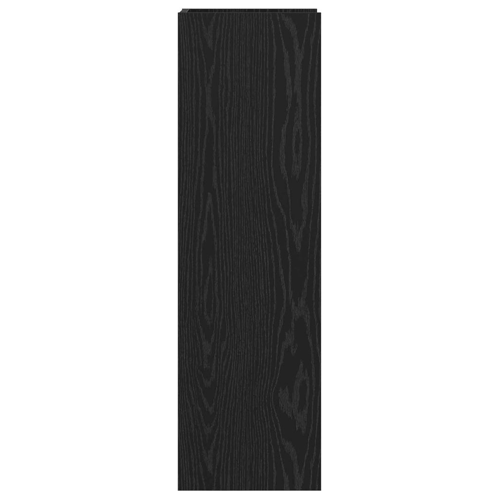 Supporto per piante 2 pcs Rovere Nero 30 x 30 x 100 cm