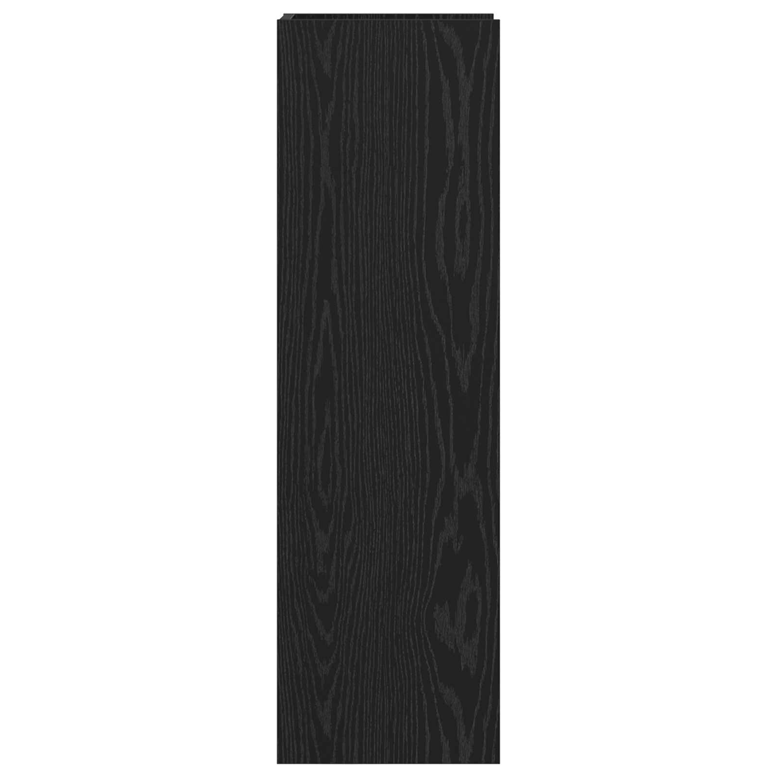 Supporto per piante 2 pcs Rovere Nero 30 x 30 x 100 cm