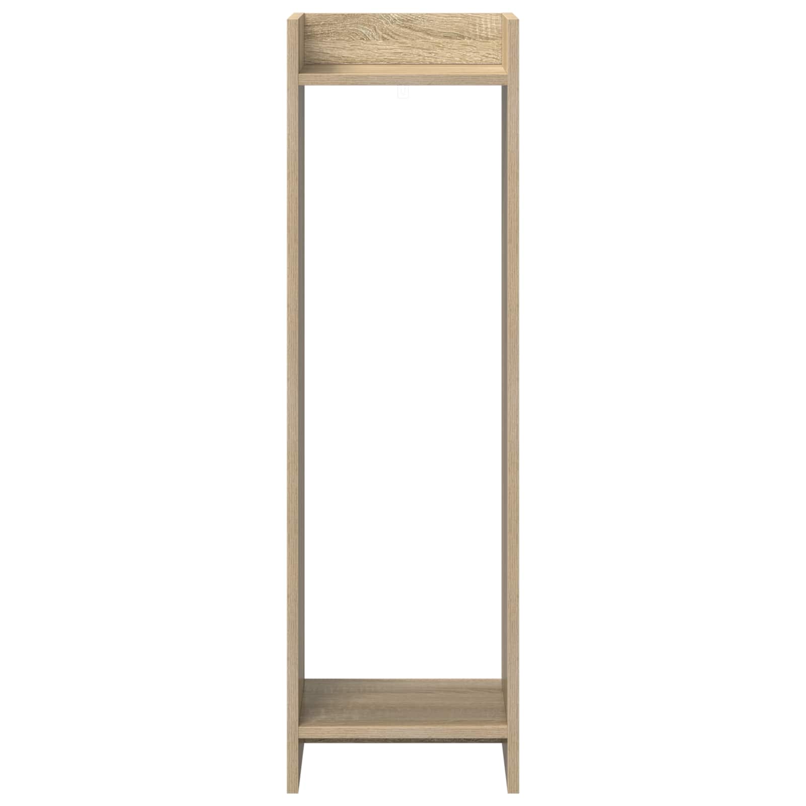 Supporto per piante Rovere Sonoma 30 x 30 x 100 cm