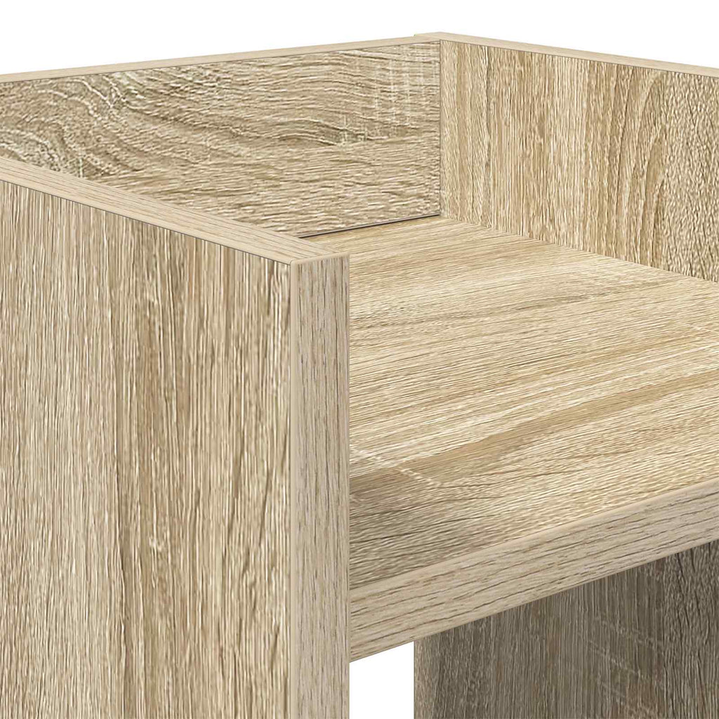 Supporto per piante 2 pcs Rovere Sonoma 30 x 30 x 100 cm