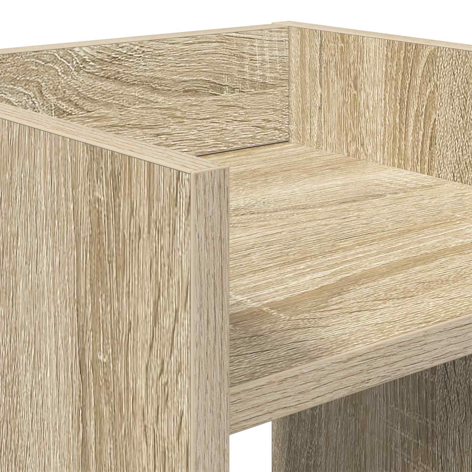 Supporto per piante 2 pcs Rovere Sonoma 30 x 30 x 100 cm