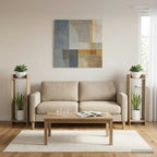 Supporto per piante 2 pcs Rovere Sonoma 30 x 30 x 100 cm