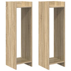 Supporto per piante 2 pcs Rovere Sonoma 30 x 30 x 100 cm