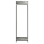 Supporto per piante Grigio Cemento 30 x 30 x 100 cm