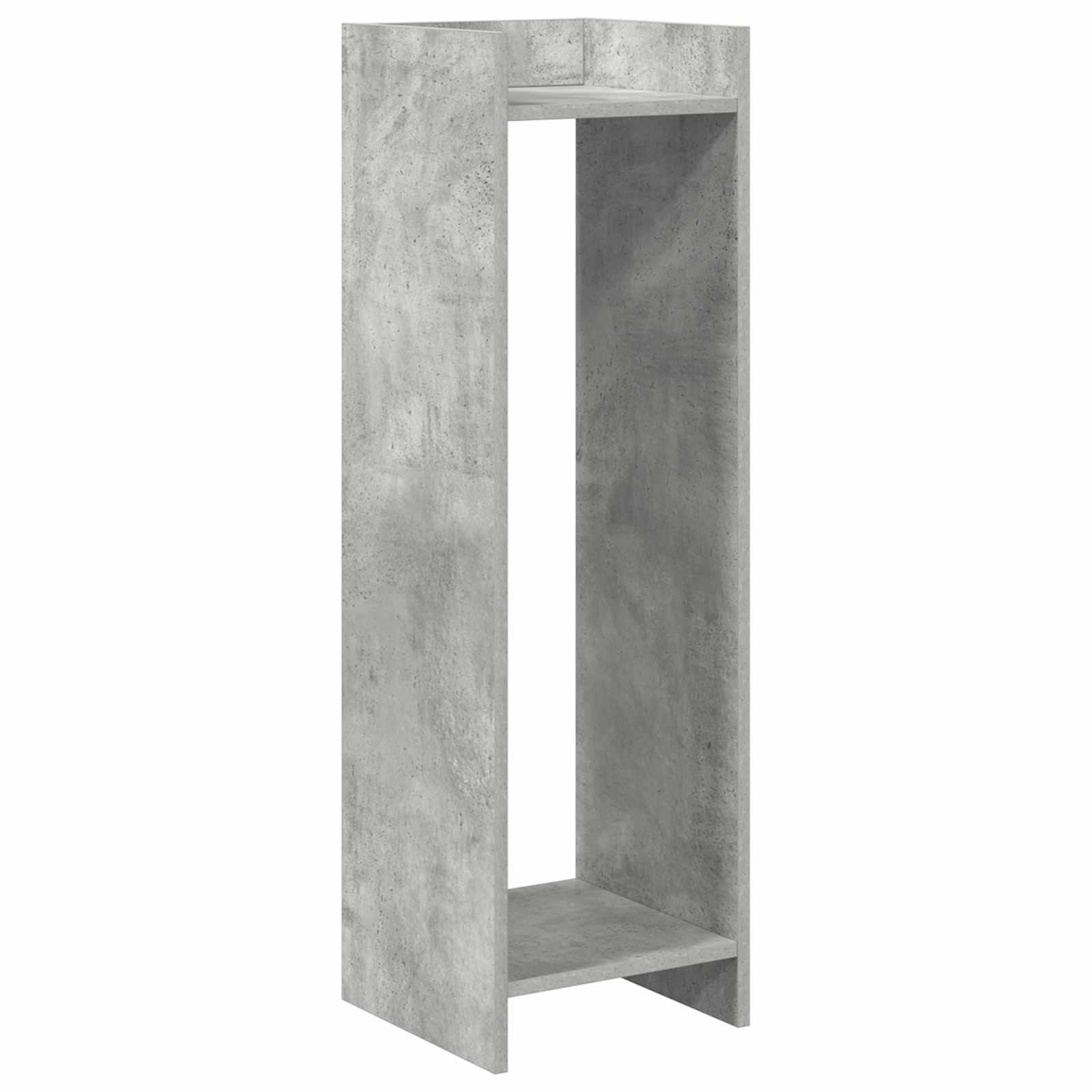 Supporto per piante 2 pcs Grigio Cemento 30 x 30 x 100 cm
