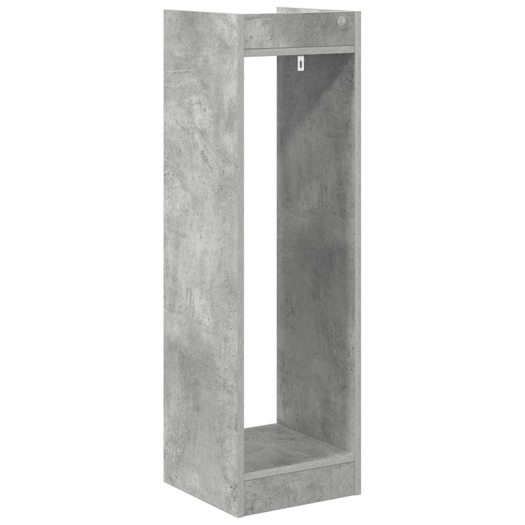 Supporto per piante 2 pcs Grigio Cemento 30 x 30 x 100 cm