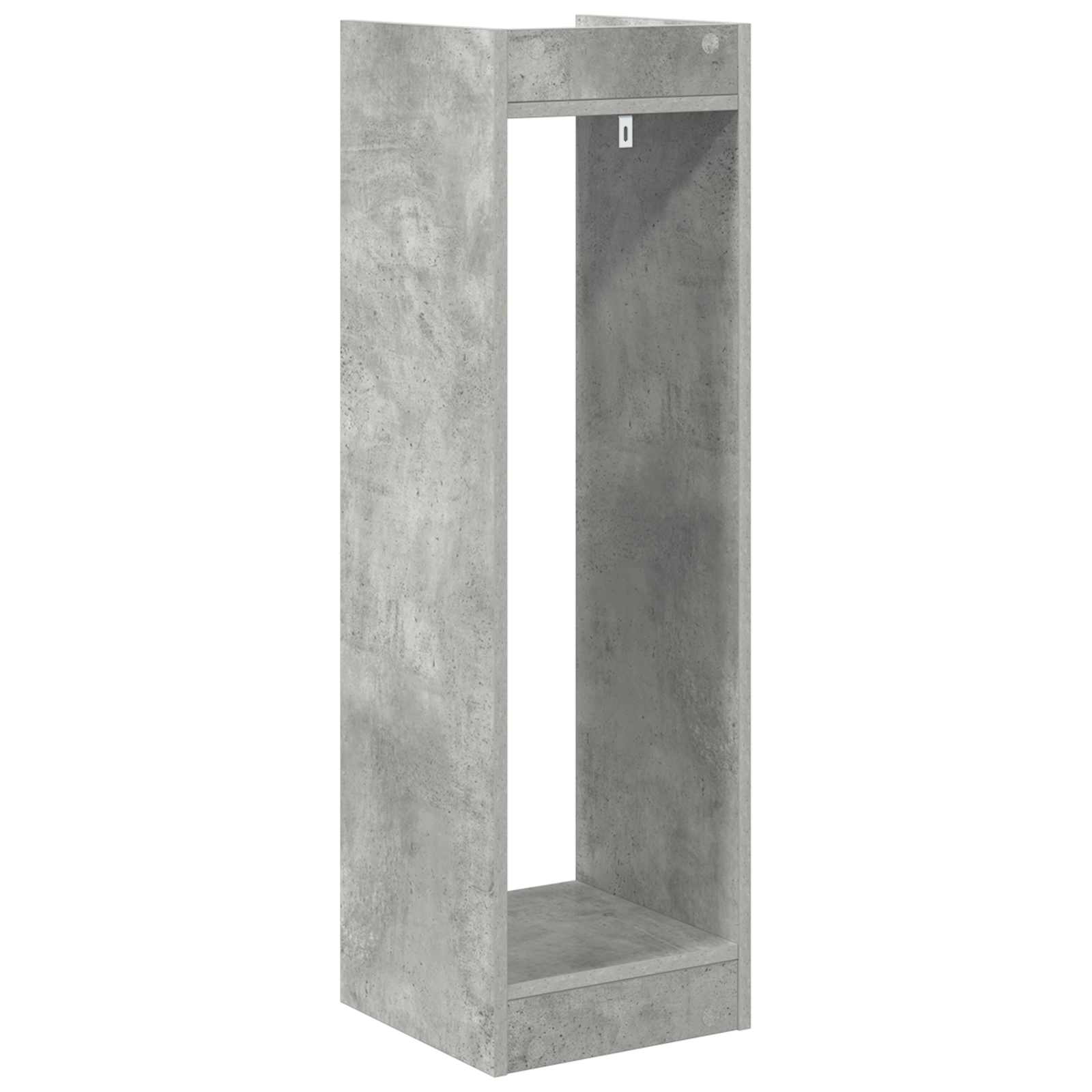 Supporto per piante 2 pcs Grigio Cemento 30 x 30 x 100 cm