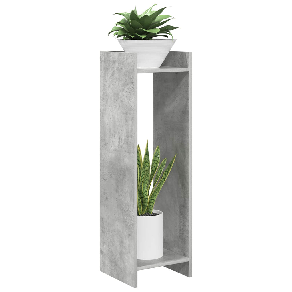 Supporto per piante 2 pcs Grigio Cemento 30 x 30 x 100 cm