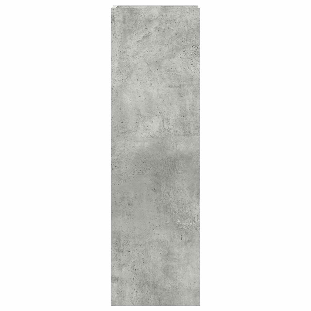 Supporto per piante 2 pcs Grigio Cemento 30 x 30 x 100 cm