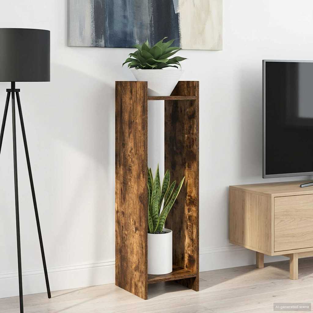 Supporto per piante Quercia Affumicata 30 x 30 x 100 cm