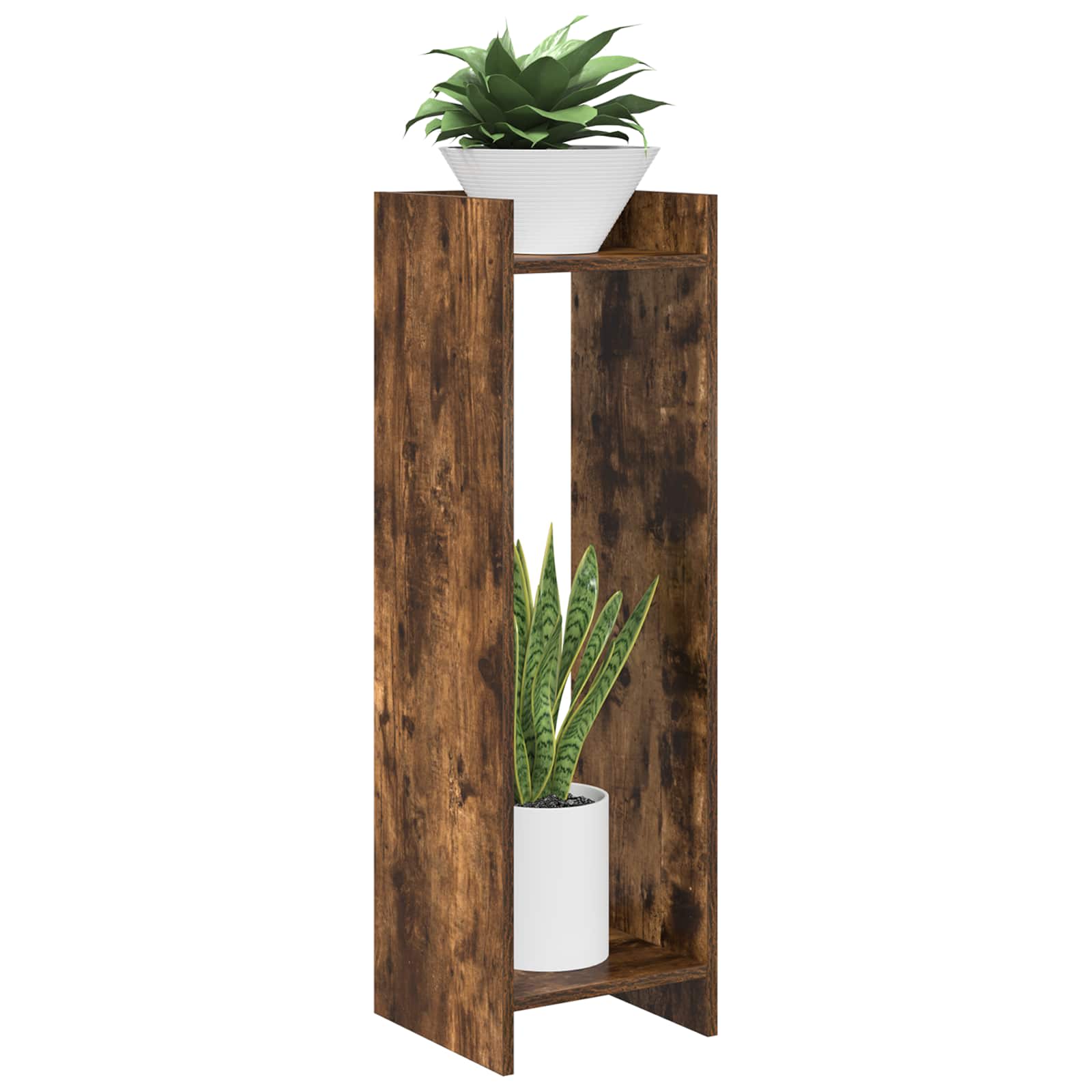 Supporto per piante Quercia Affumicata 30 x 30 x 100 cm
