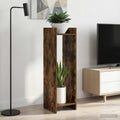 Supporto per piante 2 pcs Quercia Affumicata 30 x 30 x 100 cm