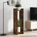 Supporto per piante 2 pcs Quercia Affumicata 30 x 30 x 100 cm