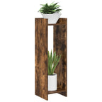 Supporto per piante 2 pcs Quercia Affumicata 30 x 30 x 100 cm