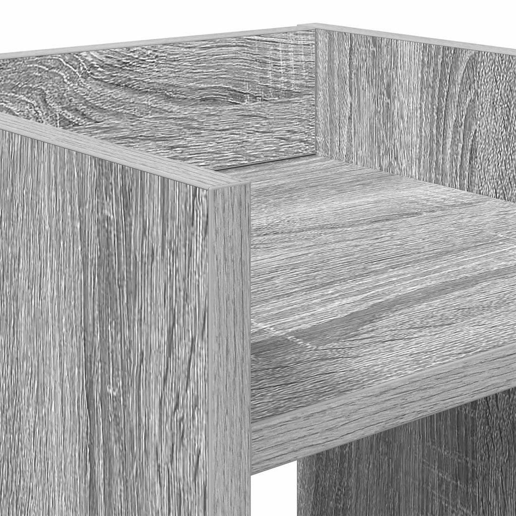 Supporto per piante Sonoma grigia 30 x 30 x 100 cm