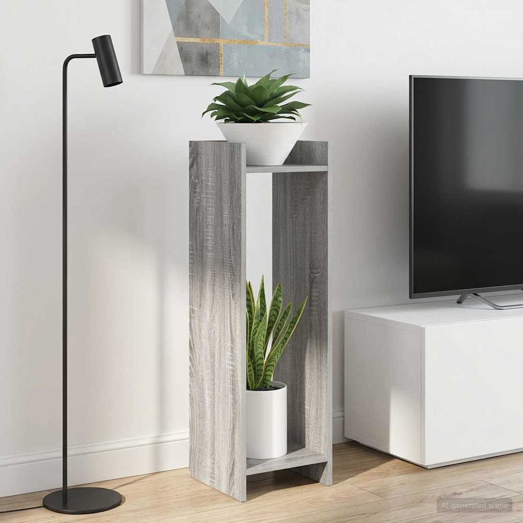Supporto per piante 2 pcs Sonoma grigia 30 x 30 x 100 cm